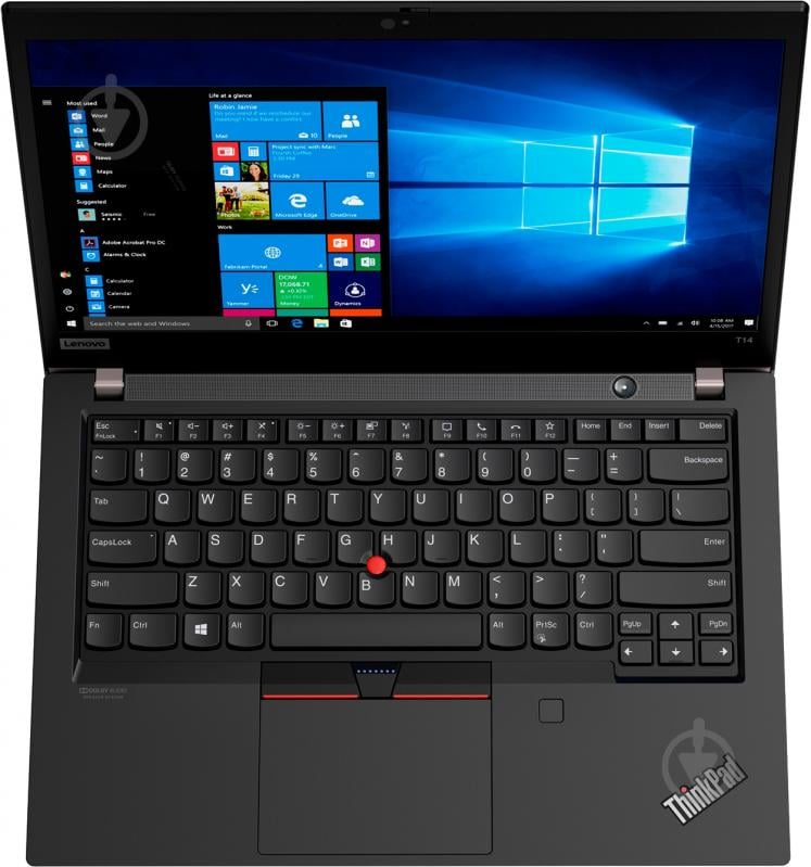 Ноутбук Lenovo ThinkPad T14 G1 14 (20S0007MRT) black - фото 8