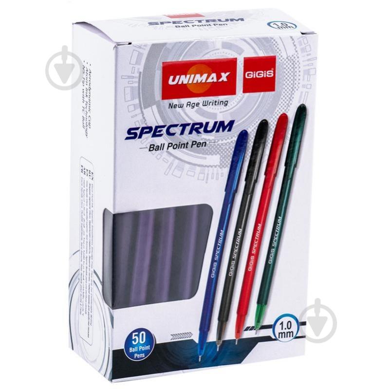 Ручка кулькова Unimax Spectrum фіолетова UX-100-11 - фото 3