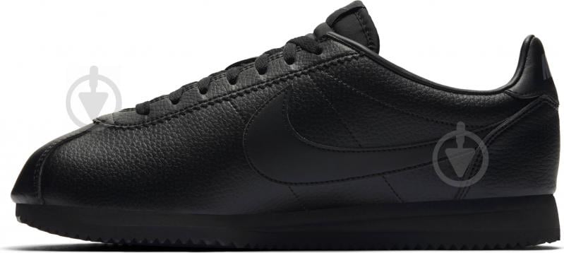 Кросівки чоловічі демісезонні Nike CLASSIC CORTEZ LEATHER 749571-002 р.44 чорні - фото 4