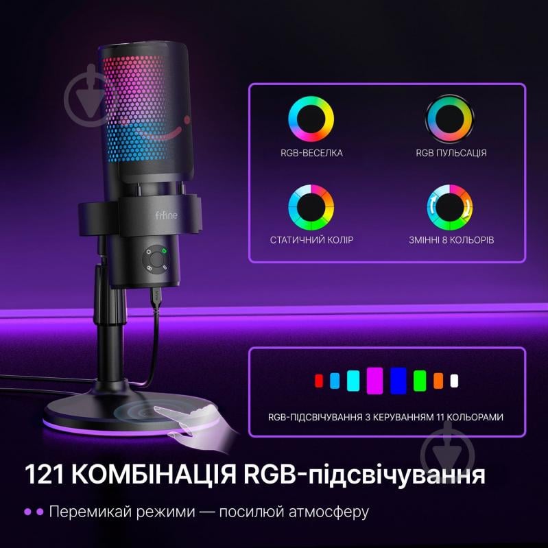 Мікрофон FIFINE A9S USB (A9S) - фото 13