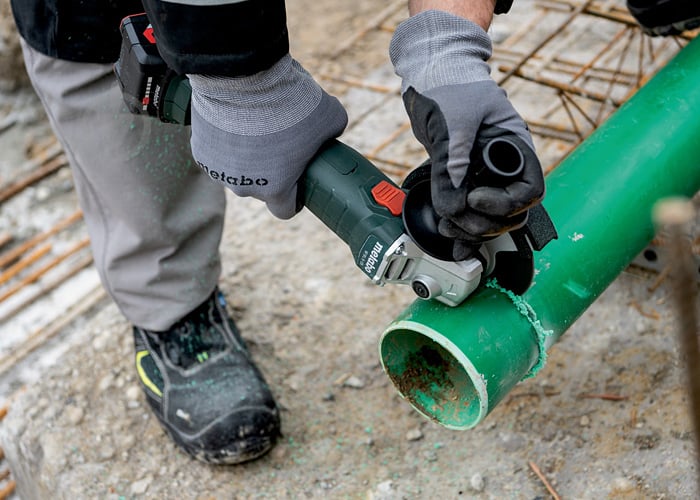 Болгарка (угловая шлифмашина) Metabo W 18 L 9-115 (каркас в metaBOX 165 L) 602246840 - фото 4