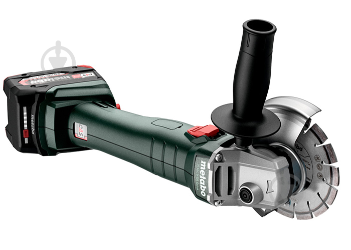 Болгарка (кутова шліфмашина) Metabo W 18 L 9-115 (каркас) 602246850 - фото 2