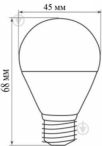 Лампа светодиодная LB-548 синяя G45 230V 1W E27 - фото 10