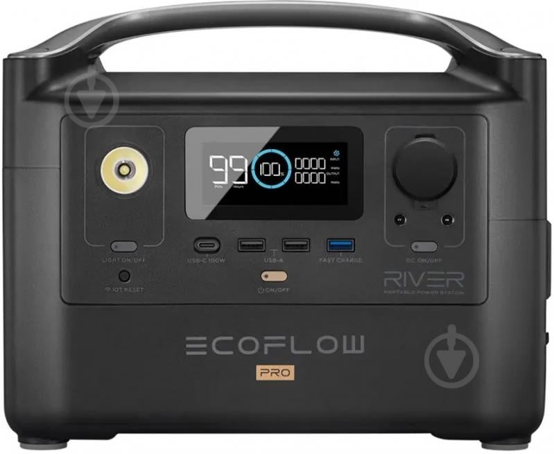 Зарядная станция EcoFlow River Pro (EFRIVER600PRO-JP) (720 Вт·год) - фото 1