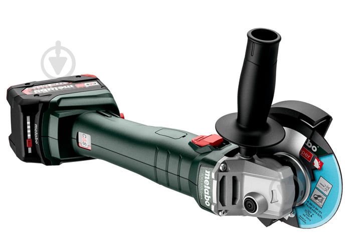 Болгарка (угловая шлифмашина) Metabo W 18 L 9-125 (каркас) 602247850 - фото 2