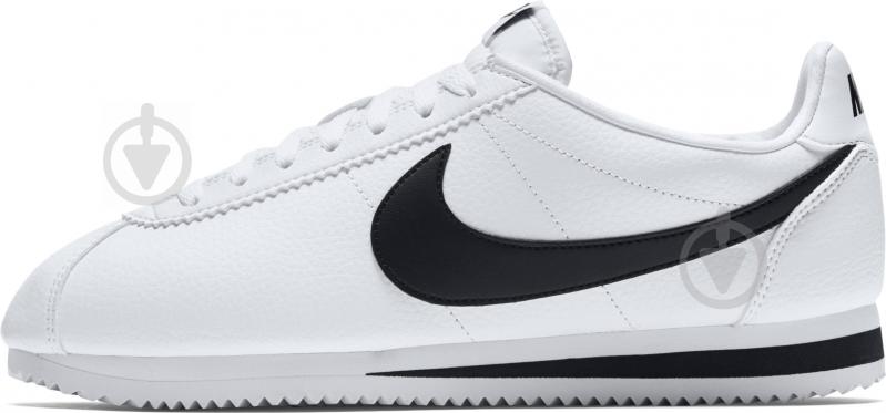 Кросівки чоловічі демісезонні Nike CLASSIC CORTEZ LEATHER 749571-100 р.40,5 білі - фото 3