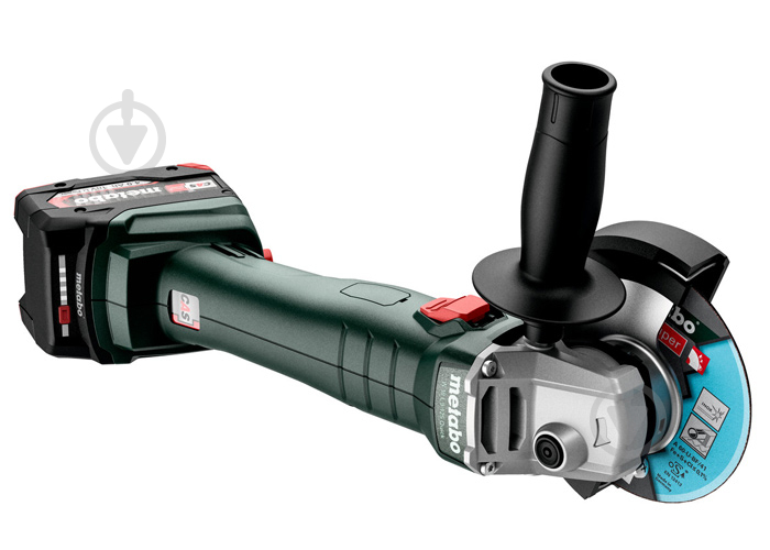 Болгарка (угловая шлифмашина) Metabo W 18 L 9-125 (каркас в MC case) 602247860 - фото 2