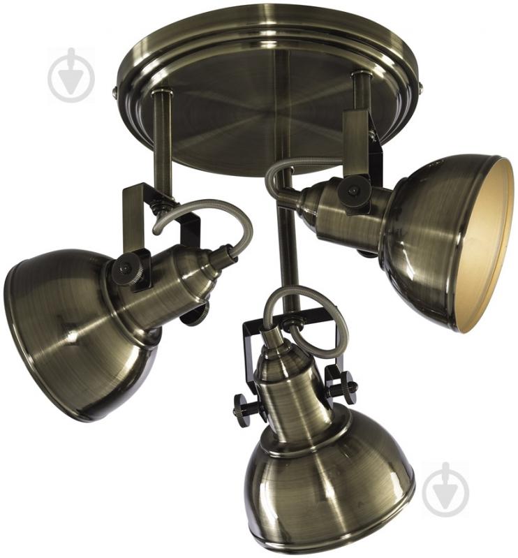 Спот Arte Lamp MARTIN 3x40 Вт E14 антична бронза A5213PL-3AB - фото 1