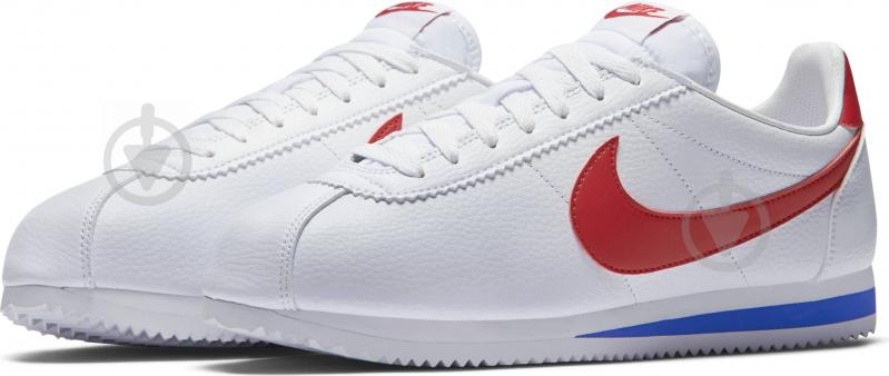 Кросівки чоловічі демісезонні Nike CLASSIC CORTEZ LEATHER 749571-154 р.47 білі - фото 1