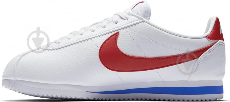 Кросівки чоловічі демісезонні Nike CLASSIC CORTEZ LEATHER 749571-154 р.47 білі - фото 3