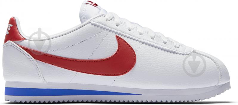 Кросівки чоловічі демісезонні Nike CLASSIC CORTEZ LEATHER 749571-154 р.47 білі - фото 2