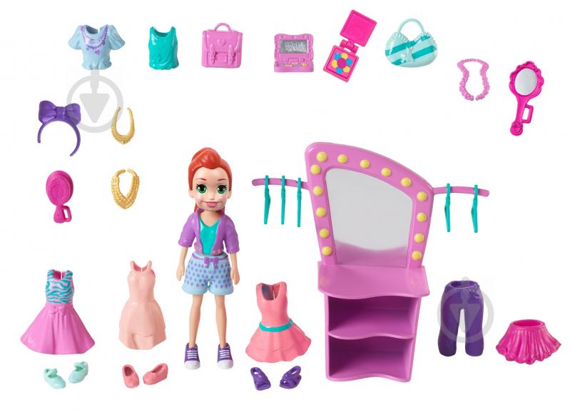 Ігровий набір Polly Pocket Маленька модниця з аксесуарами - фото 4