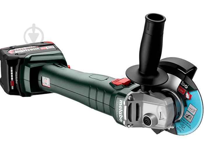 Болгарка (угловая шлифмашина) Metabo W 18 L 9-125 Quick (каркас в metaBOX 165 L) 602249840 - фото 2