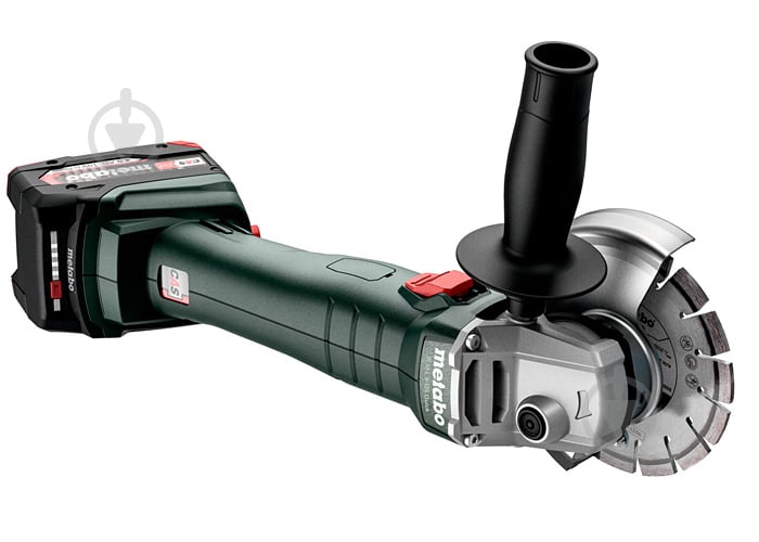 Болгарка (угловая шлифмашина) Metabo W 18 L 9-125 Quick (каркас) 602249850 - фото 3