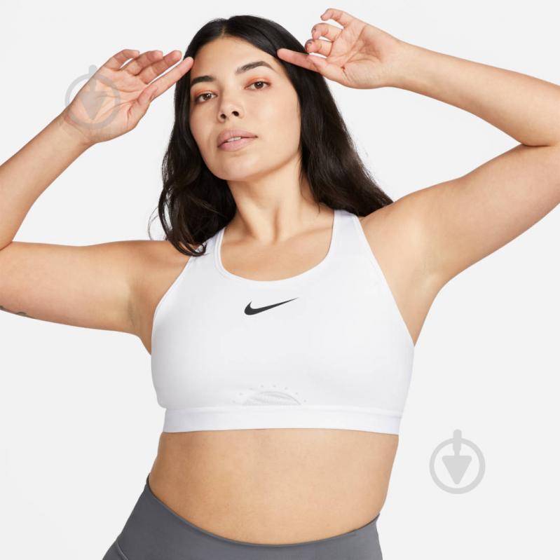 Бра Nike W NK DF SWSH HS BRA DD0428-100 р.L-F/G білий - фото 1