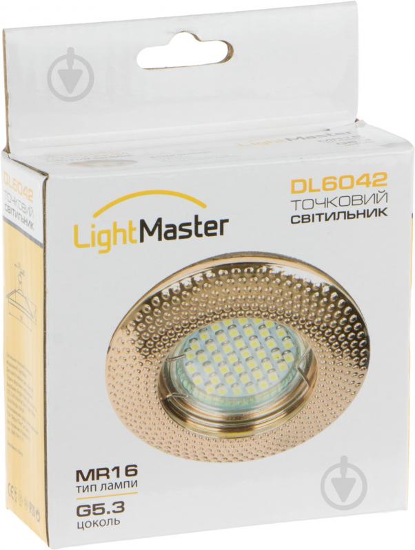 Світильник точковий LightMaster GU5.3 античне золото DL6042 античне золото - фото 5