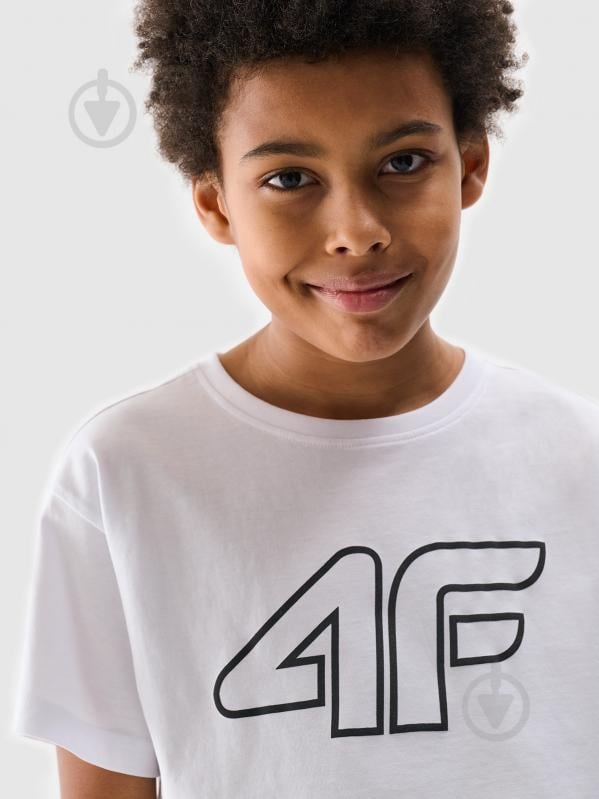 Футболка 4F TSHIRT M2331 4FJWMM00TTSHM2331-10S р.122 білий - фото 4 Футболка 4F TSHIRT M2331 4FJWMM00TTSHM2331-10S р.122 білий - фото 4