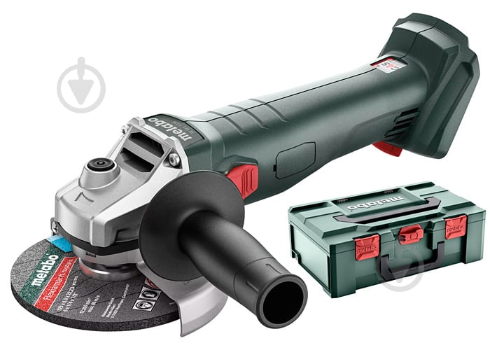 Болгарка (угловая шлифмашина) Metabo W 18 7-125 (body in metaBOX 165 L) 602371840 - фото 1