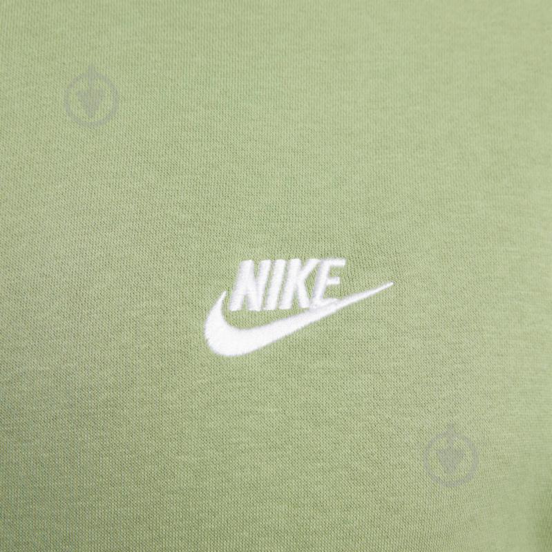 Джемпер Nike M NSW CLUB HOODIE FZ BB BV2645-386 р. 2XL зелений - фото 4