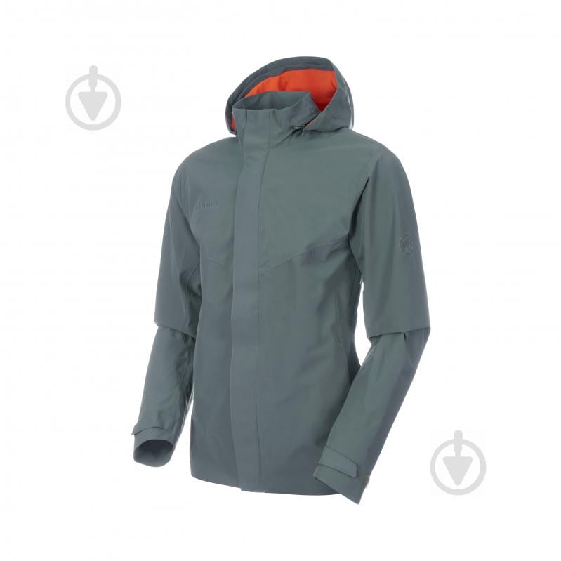 Куртка мужская демисезонная MAMMUT Trovat HS Hooded Jacket 1010-26790-00251 р.M серая - фото 1