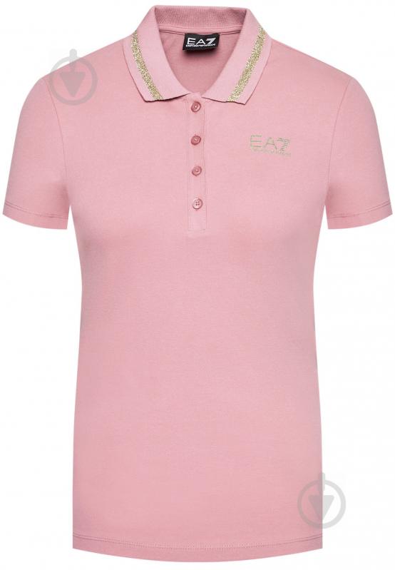 Поло EA7 POLO SHIRT 3KTF04-TJ9DZ-1436 р.XS рожевий - фото 1