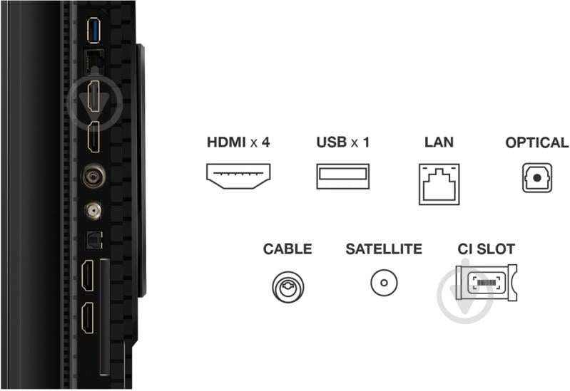 Телевізор TCL 65P8K - фото 15