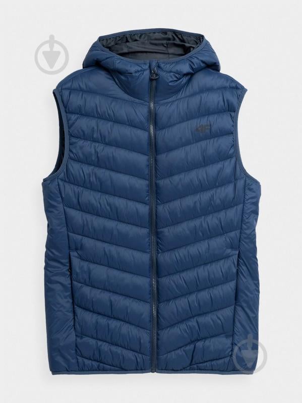 Жилет 4F DOWN JACKET 4FAW22TDJAM138-31S р.S синій - фото 1