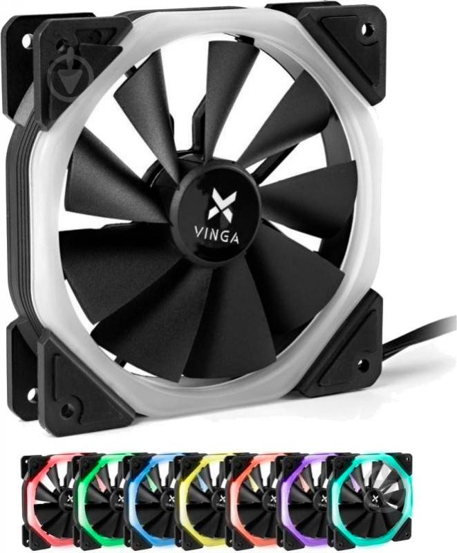 Корпусный кулер Vinga RGB fan-03 - фото 2