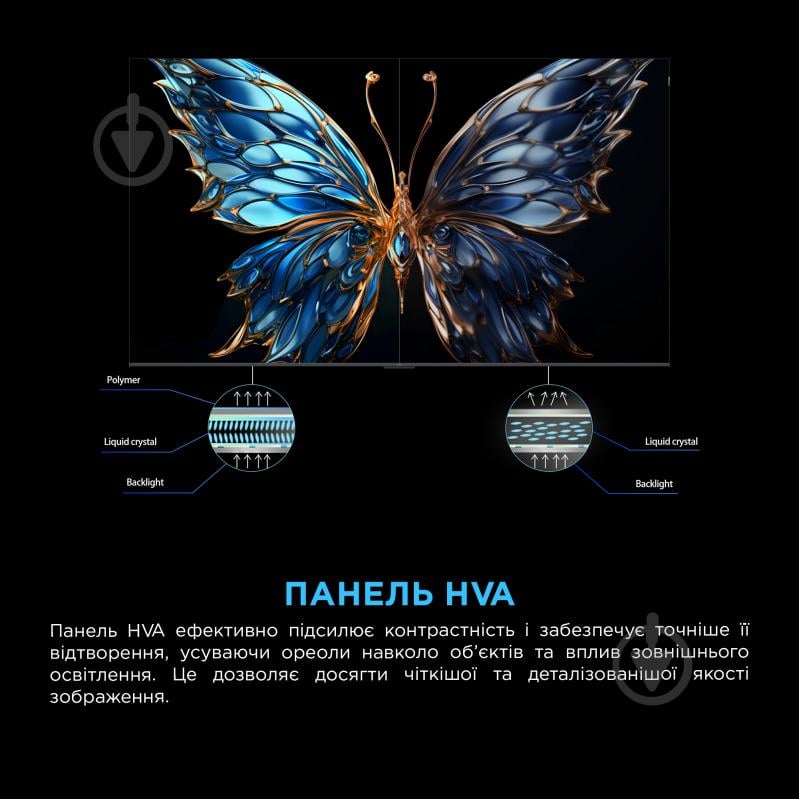 Телевізор TCL 75P6K - фото 7 Телевізор TCL 75P6K - фото 7