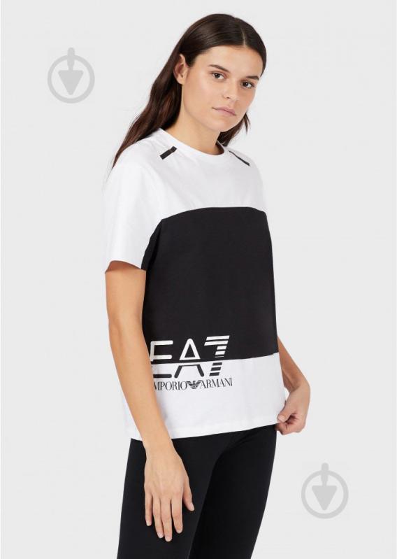 Футболка EA7 T-SHIRT 3KTT04-TJ9ZZ-1100 р.M белый - фото 4