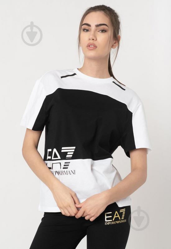 Футболка EA7 T-SHIRT 3KTT04-TJ9ZZ-1100 р.M белый - фото 8