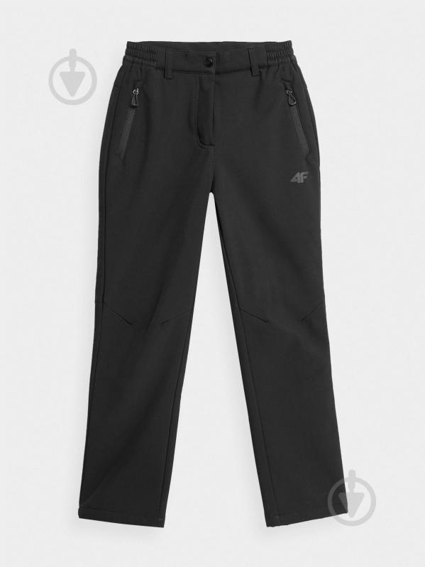 Брюки 4F TROUSERS FNK 4FJAW22TFTRF116-20S р. 140 черный - фото 1