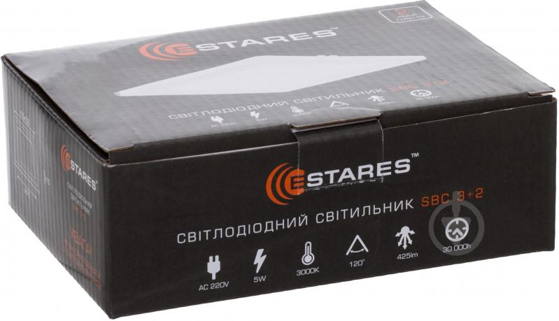 Светильник точечный Estares SBC 3+2 LED 5 Вт 3000 К белый - фото 4