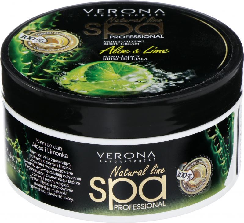 Крем день-ніч Verona Natural Line Spa Professional Алое та лайм 175 мл - фото 1