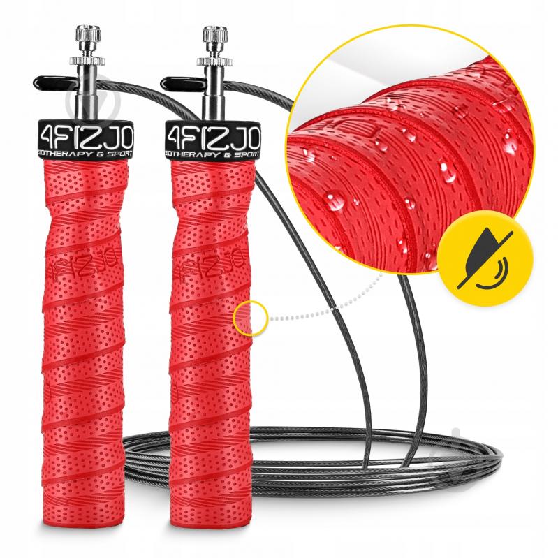 Скакалка для кроссфита 4fizjo Speed Rope PRO+ Red (P-5907739313171) - фото 4