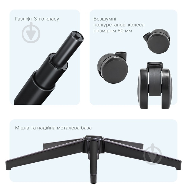 Кресло офисное OfficePro Delicate OC690BK черный - фото 11