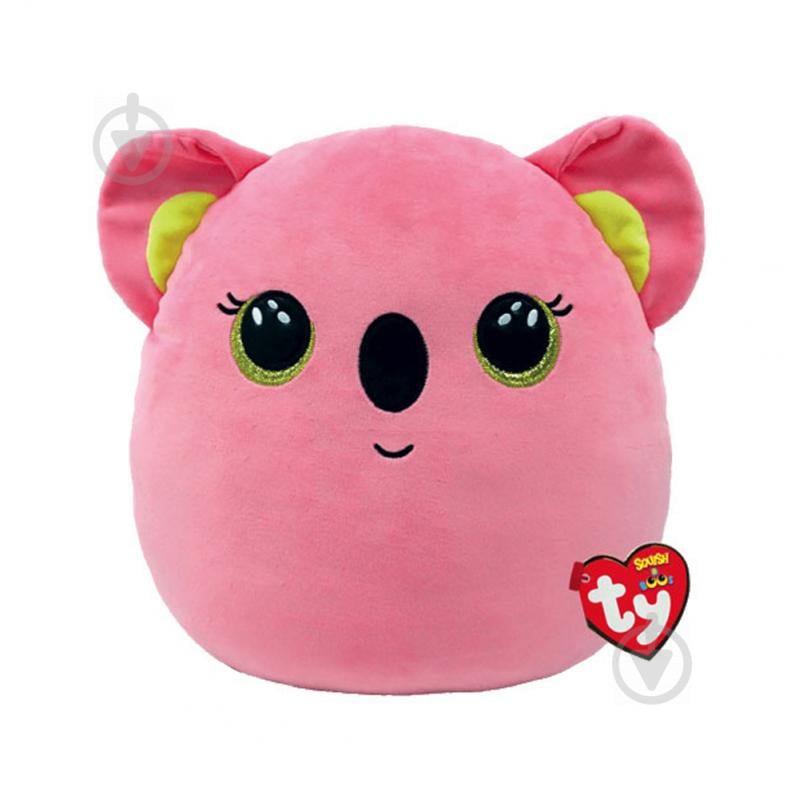 Мягкая игрушка TY Squish-A-Boos Розовая коала Poppy 20 см розовый 39226 - фото 1