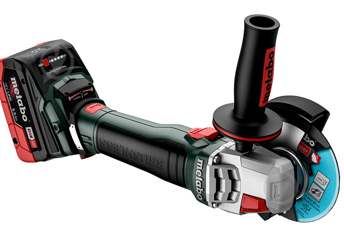 Болгарка (кутова шліфмашина) Metabo WVB 18 LT BL 11-125 Quick (2x LiHD 5,5Ah, ASC 145) 613057660 - фото 3