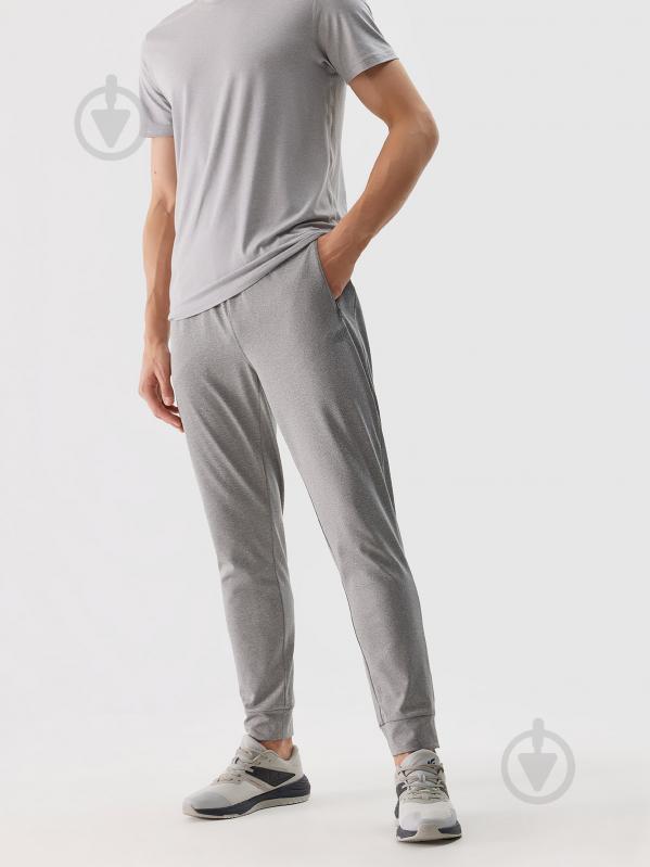 Штани 4F TROUSERS FNK M452 4FWSS24TFTRM452-27M р. S сірий - фото 2