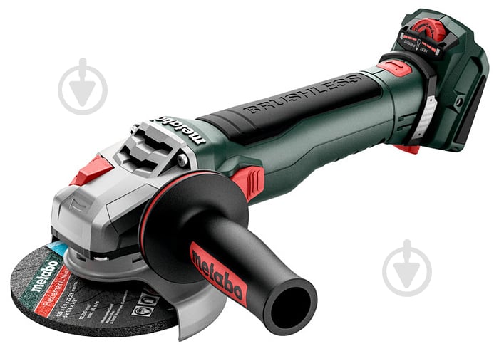 Болгарка (угловая шлифмашина) Metabo WVB 18 LT BL 11-125 metaBOX 165 L 613057840 - фото 1