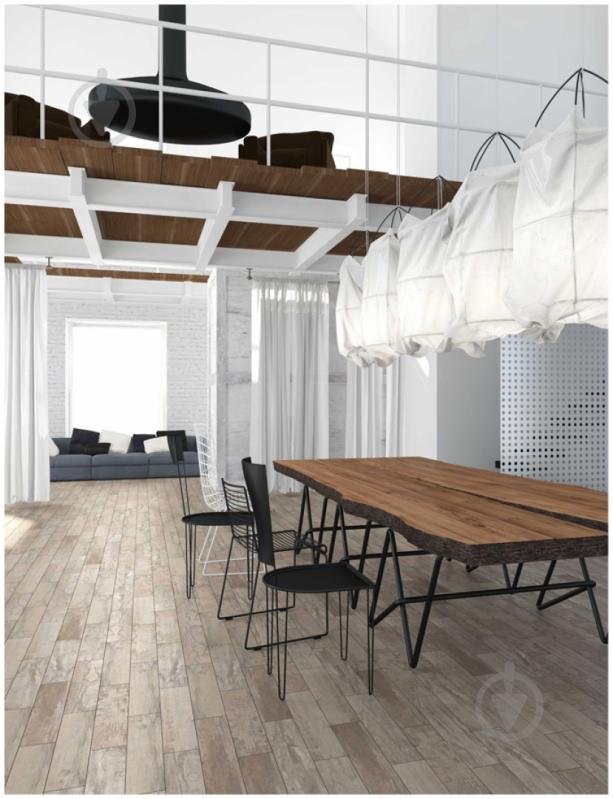 Плитка Zeus Ceramica Recycle noce cinereo ZSXLR4R 15x60 - фото 3