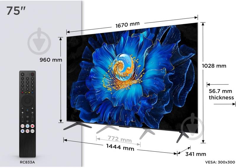 Телевизор TCL 75C6KS - фото 18