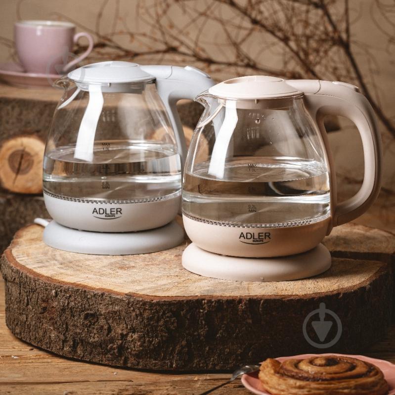 Чайник Adler AD 1283g стеклянный - фото 4