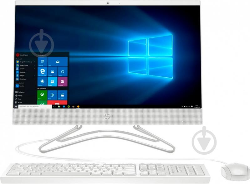 Моноблок HP All-in-One 21,5 (199Q1EA) white - фото 1