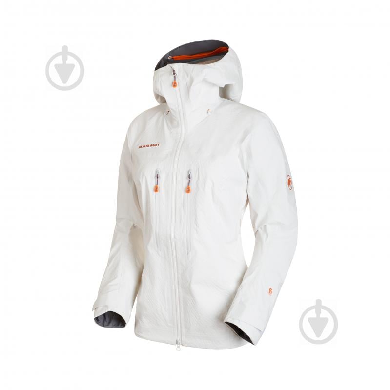 Куртка жіноча демісезонна MAMMUT Nordwand Advanced HS Hooded Jacket 1010-26920-00229 р.L біла - фото 1