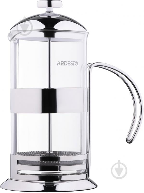 Френч-прес Ardesto Gemini Asti 800 мл нержавіюча сталь із прозорим AR1908AFP - фото 1