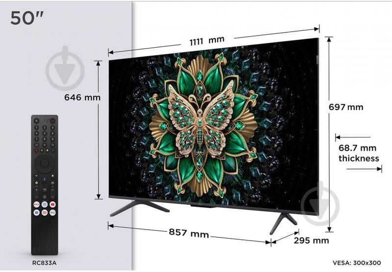 Телевизор TCL 50C6K - фото 5
