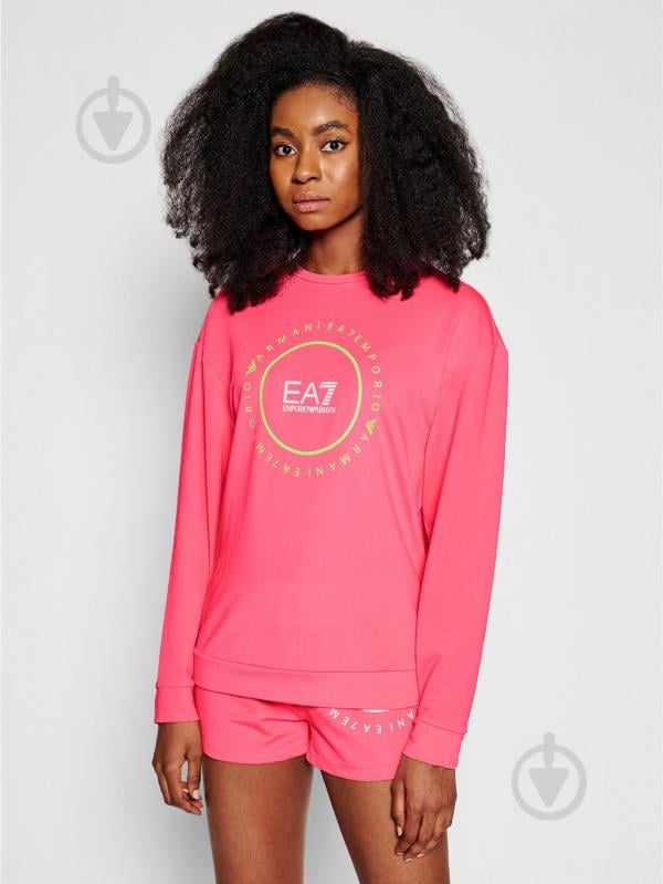 Світшот EA7 SWEATSHIRT 3KTM11-TJ9RZ-1427 р. XL малиновий - фото 1