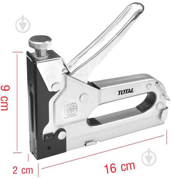 Степлер Total THT31141 h = 4-14 мм. тип скоби (А) 53 будівельний - фото 2