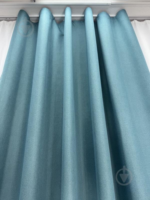 Штора-блэкаут HG 9022-13 бирюзовая 200х270 см Velvet - фото 2